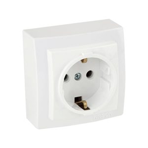 خرید پریز روکار ارت دار نیلسون مدل تمیس